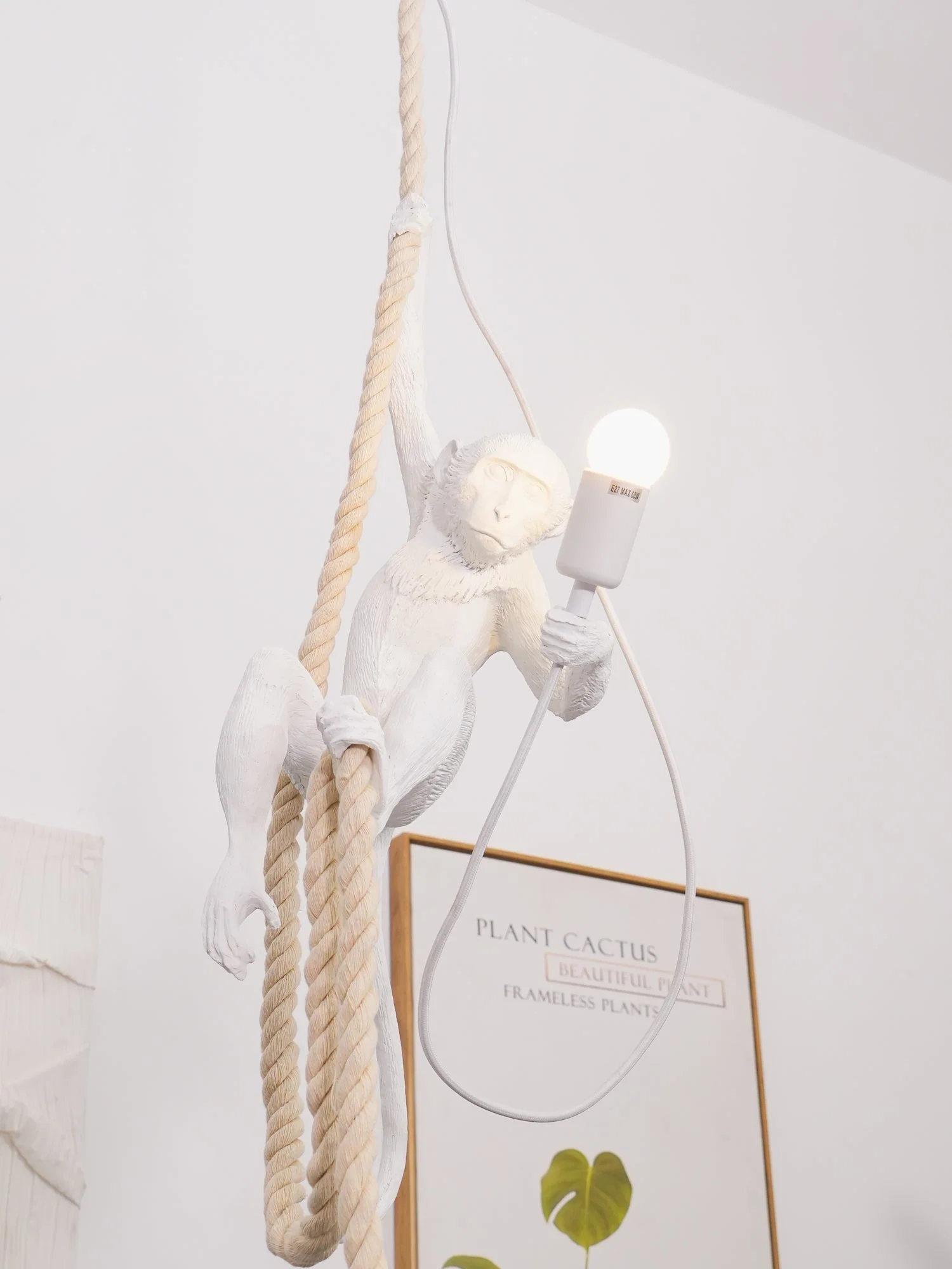 Zalira Resin Rope Artistic Pendant Lamp - Image 12