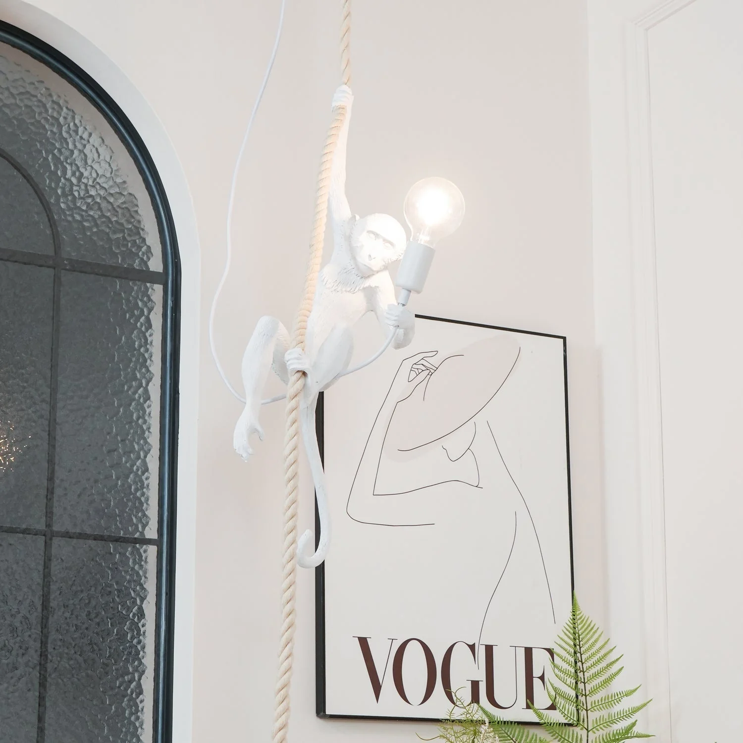 Zalira Resin Rope Artistic Pendant Lamp - Image 16