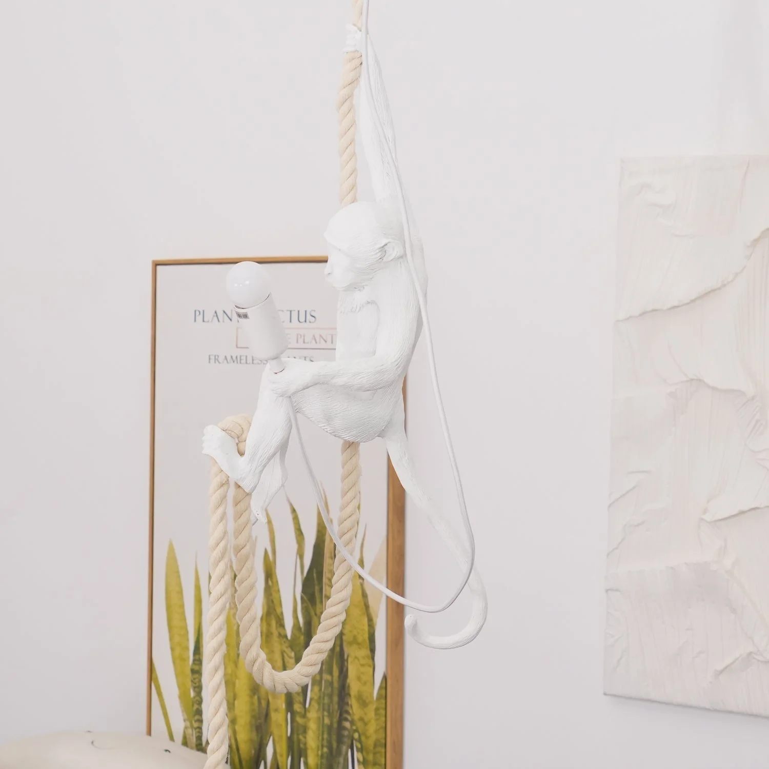 Zalira Resin Rope Artistic Pendant Lamp - Image 34
