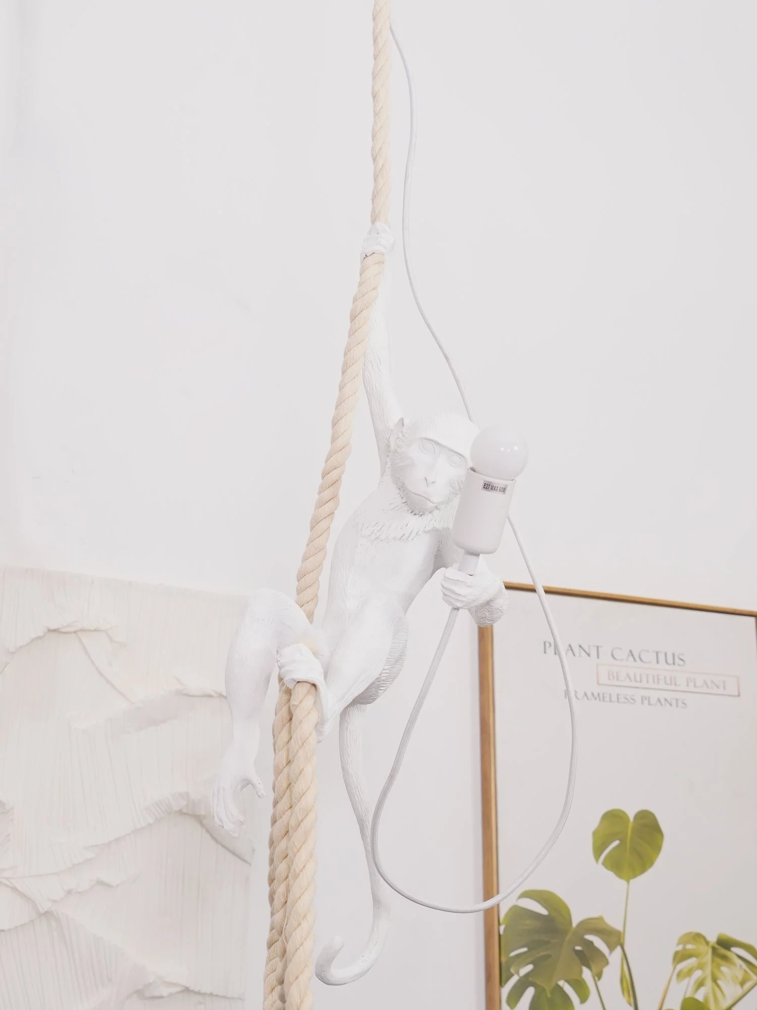 Zalira Resin Rope Artistic Pendant Lamp - Image 43