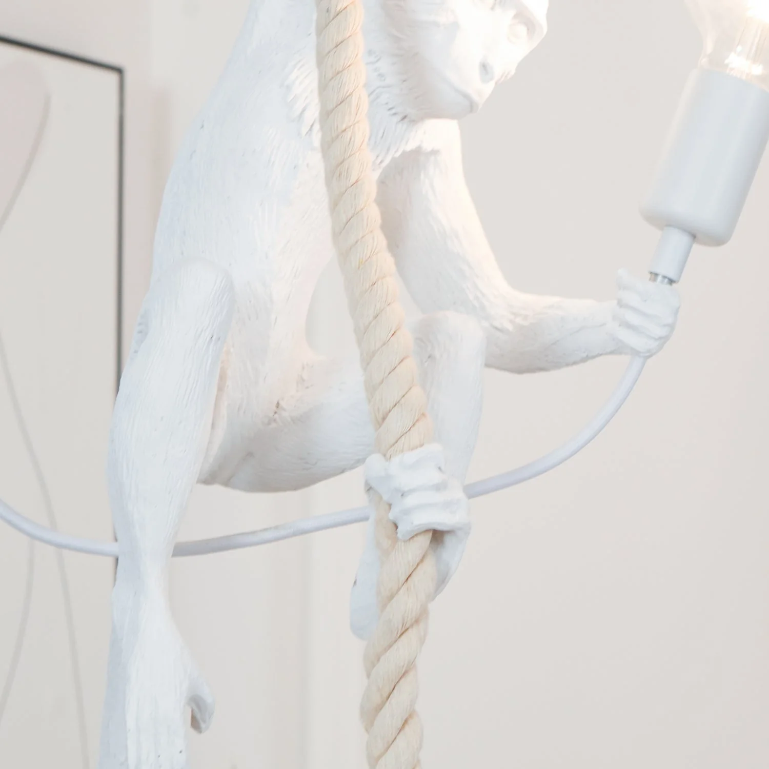 Zalira Resin Rope Artistic Pendant Lamp - Image 50
