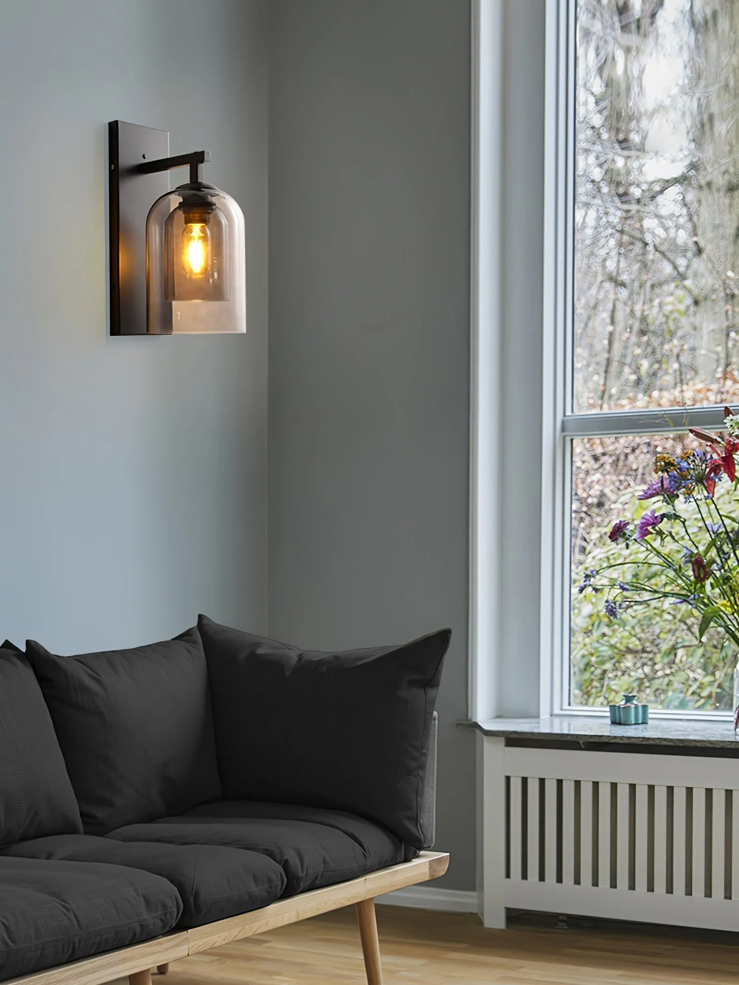 Monroe Premium Nordic Art Tubular Glass Wall Lamp - Image 11