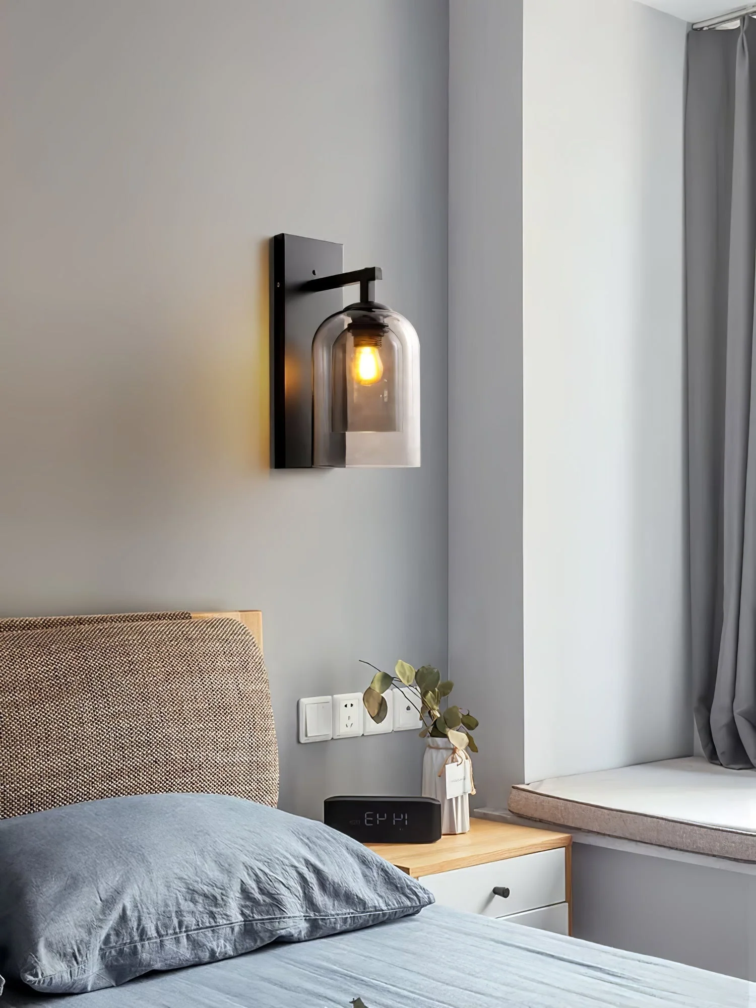 Monroe Premium Nordic Art Tubular Glass Wall Lamp - Image 5