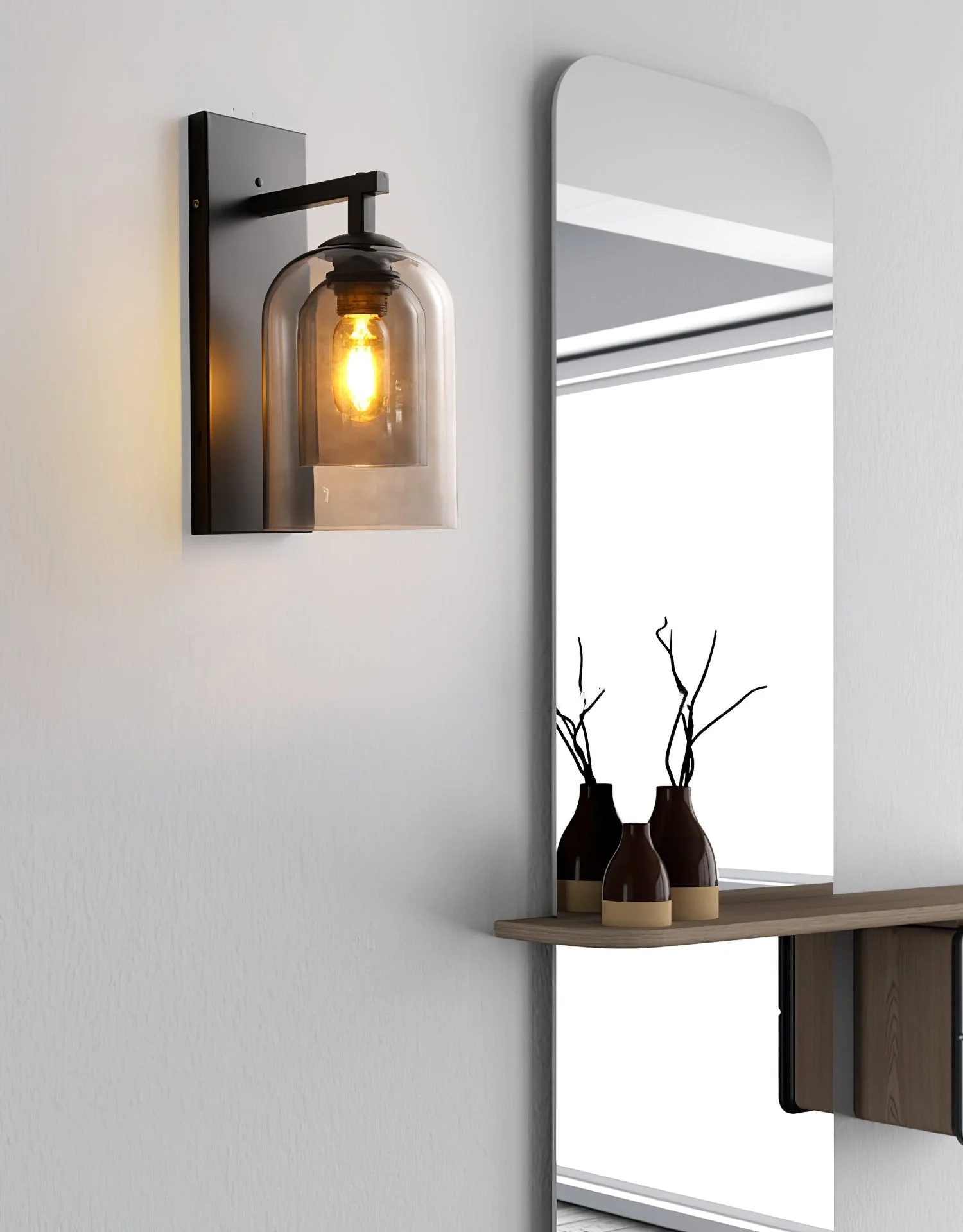 Monroe Premium Nordic Art Tubular Glass Wall Lamp - Image 6