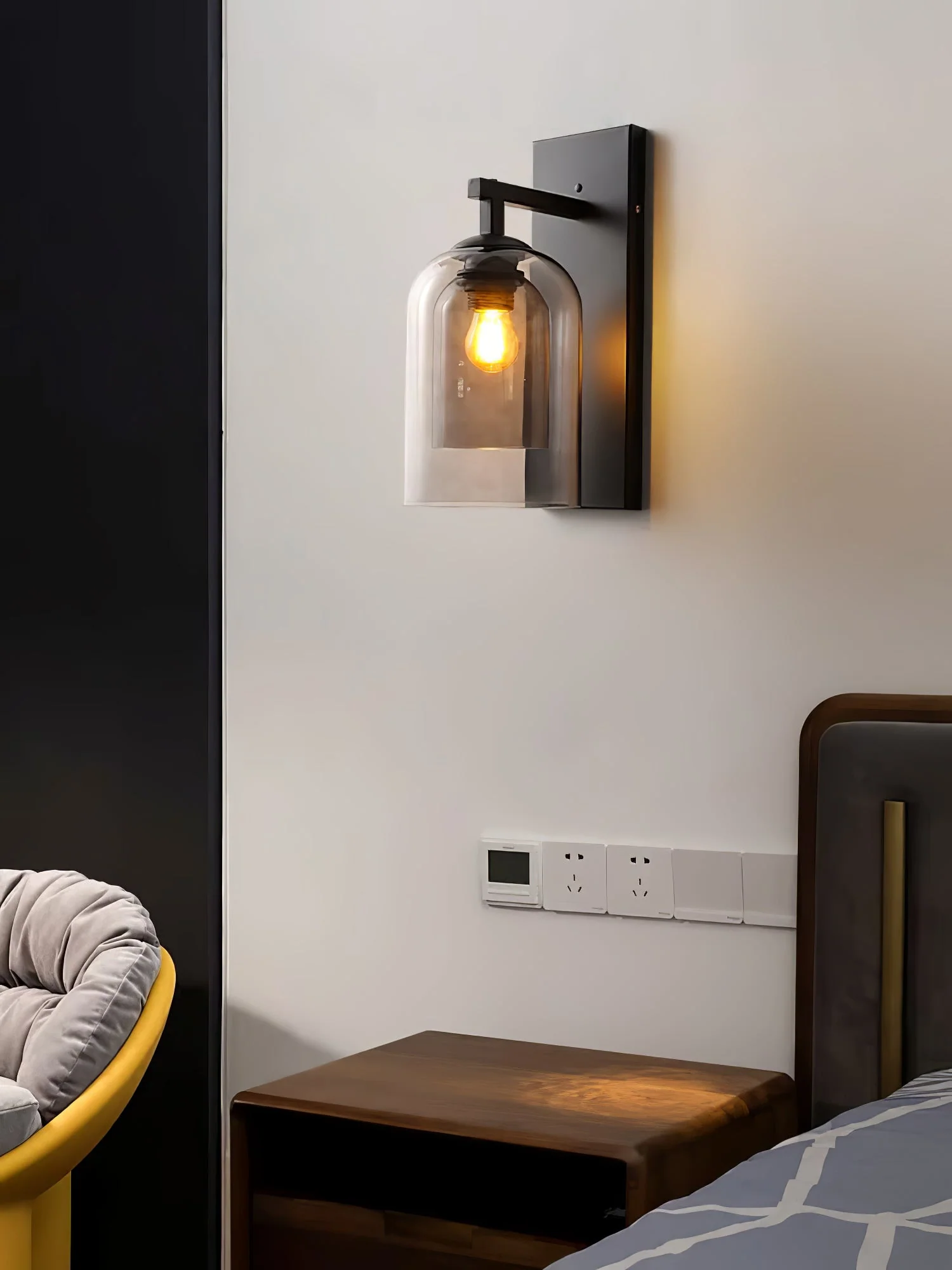 Monroe Premium Nordic Art Tubular Glass Wall Lamp - Image 7