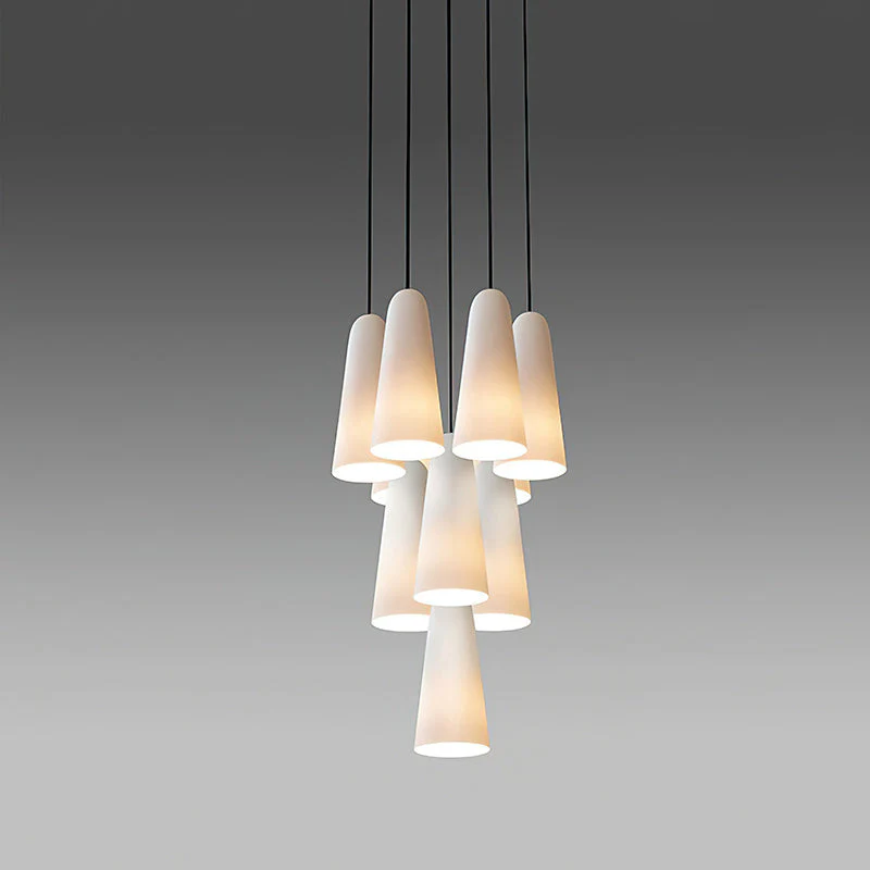 Montfaucon Modern Glass Chandelier - Image 10
