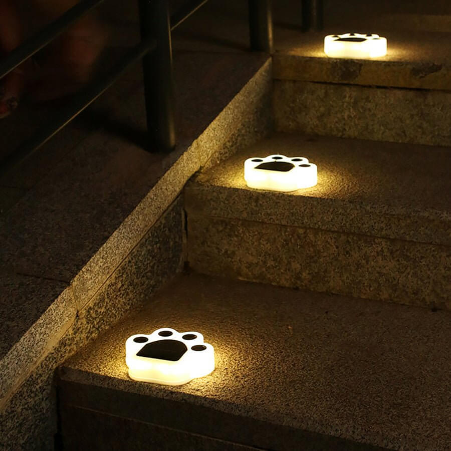 Mora Modern Animal Paw ABS Outdoor Step Stairs Light