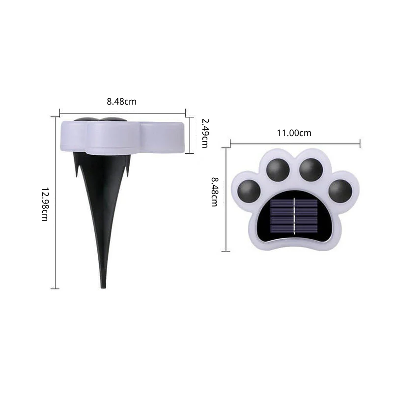Mora Modern Animal Paw ABS Outdoor Step Stairs Light - Image 2