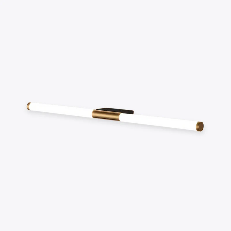 Moren Minimalist Linear Metal Wall Lamp, Gold