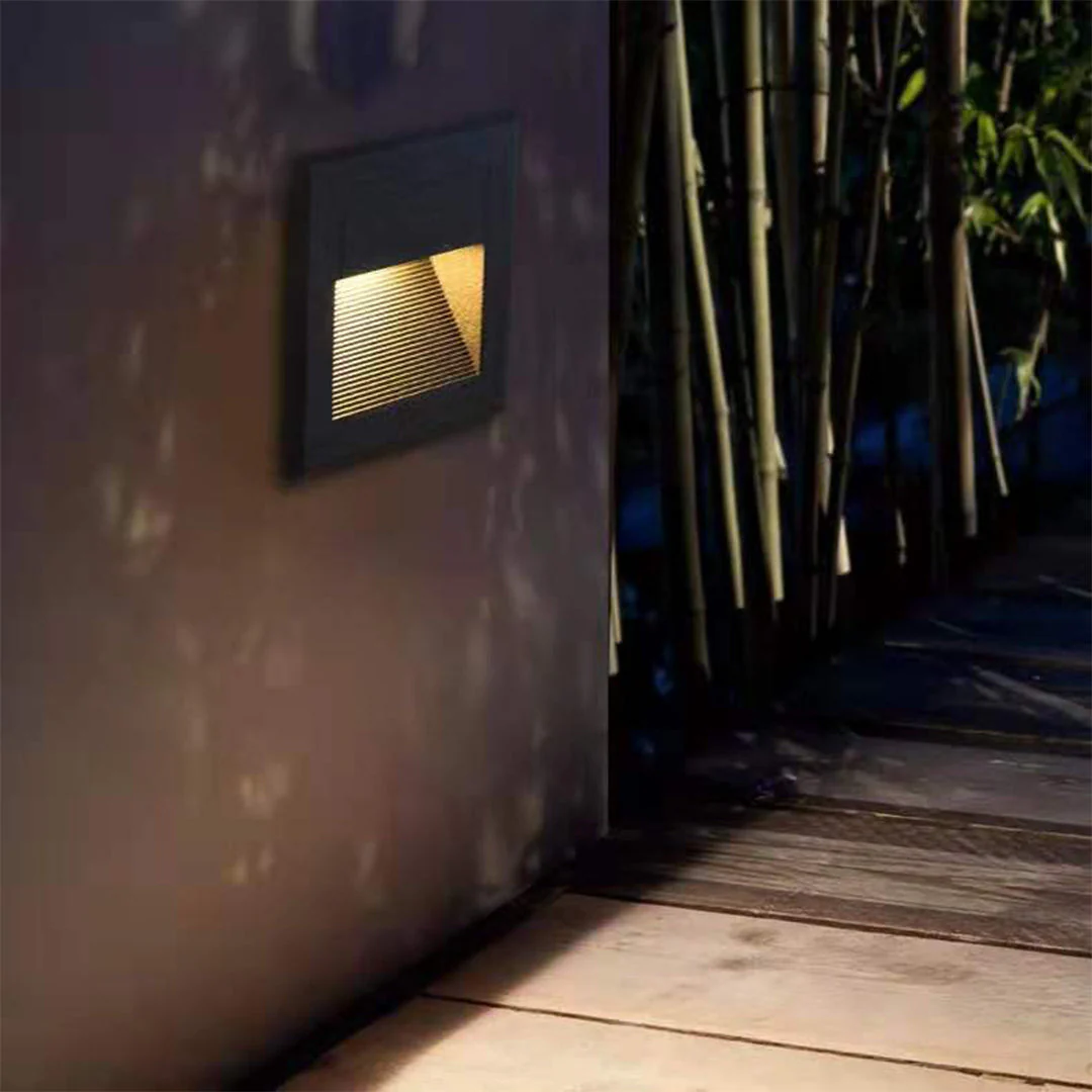 Morga Square Recessed Outdoor Step Lights - Image 5