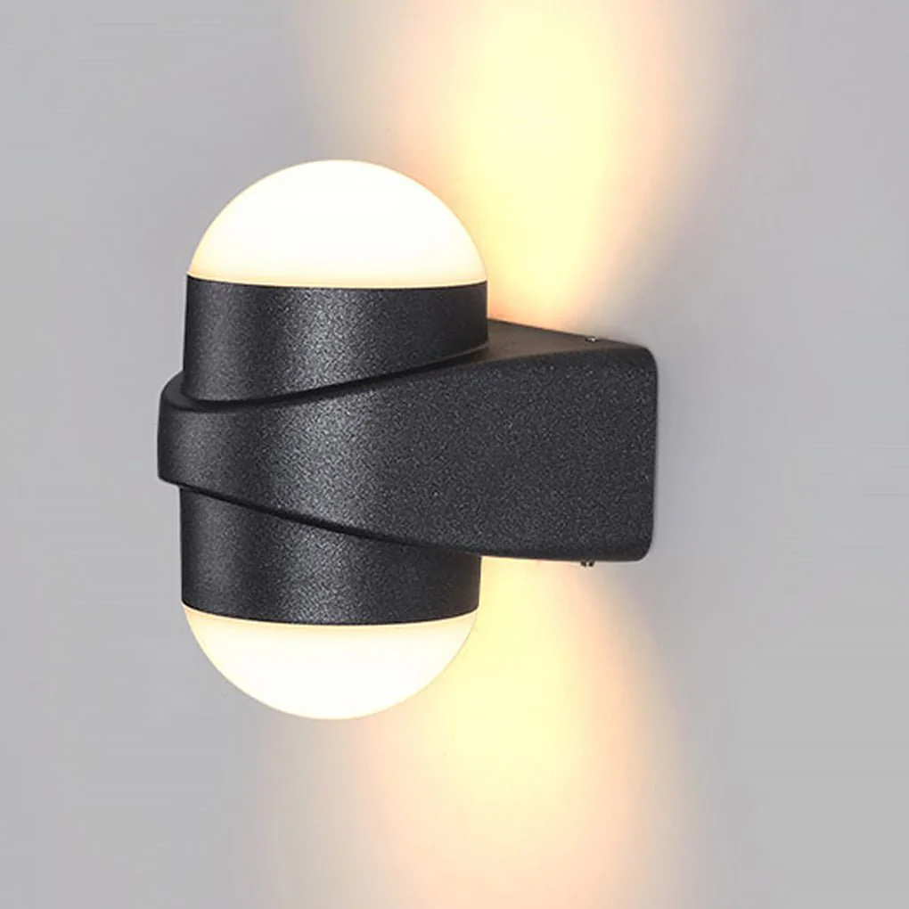 Morgay Round LED Modern Outdoor Wall Sconces Lights - Image 9