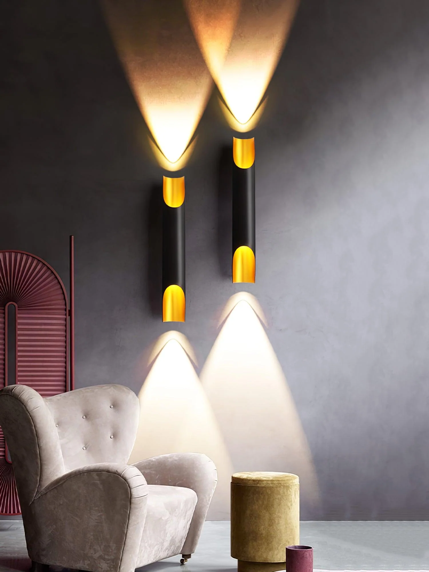 Mosaic Modern Minimalist Straight Wall Lamp - Image 17