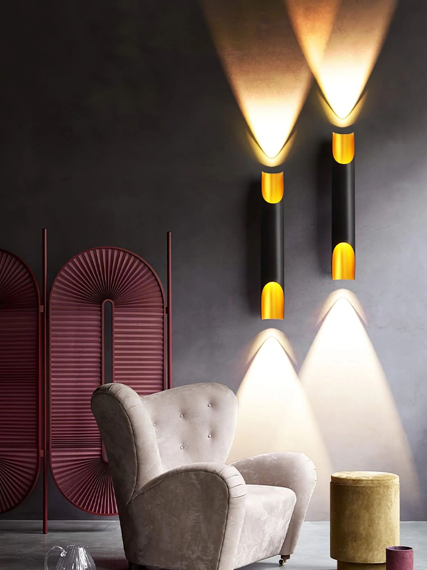 Mosaic Modern Minimalist Straight Wall Lamp - Image 50