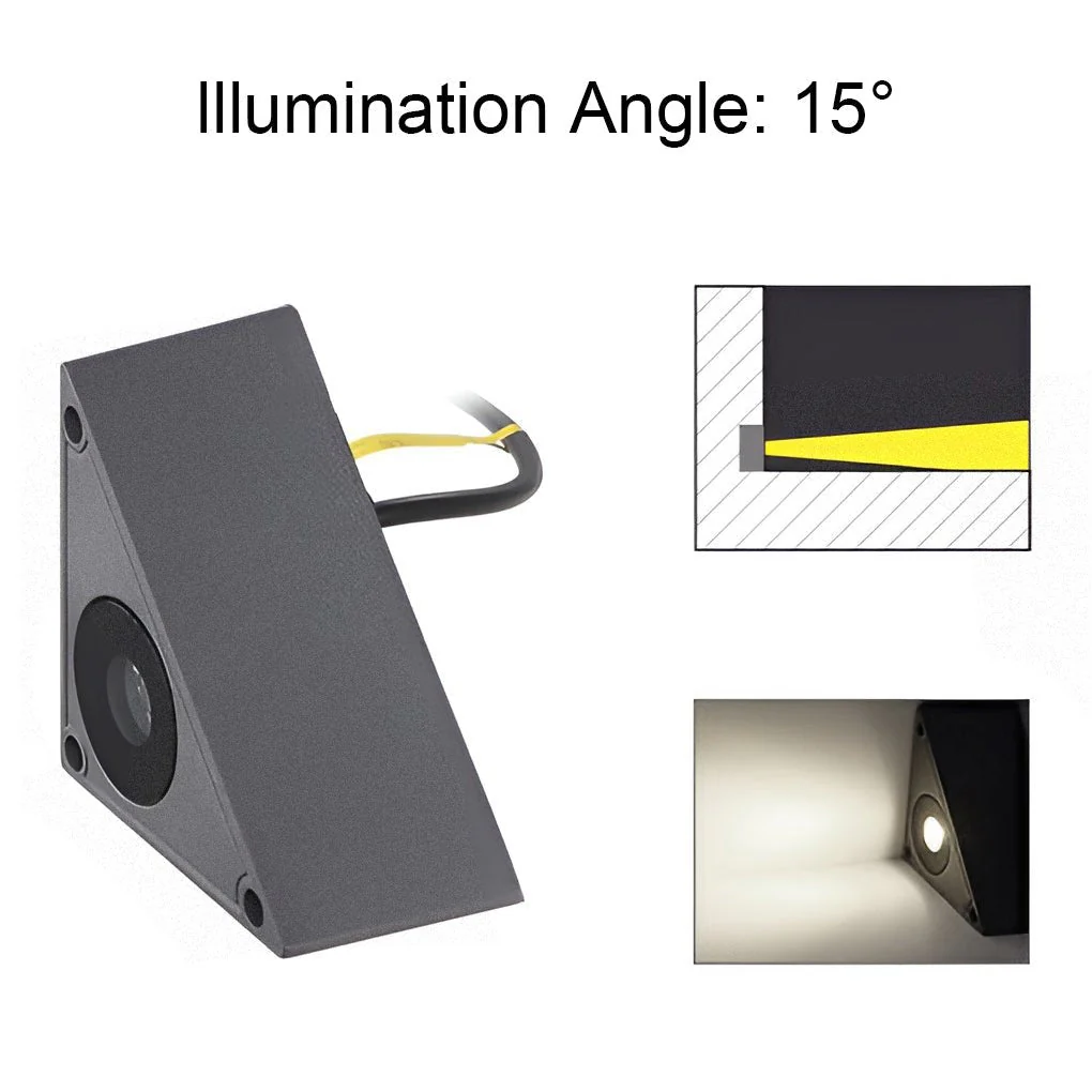Mrth Triangle Step Stairs Outdoor Wall Lights - Image 13