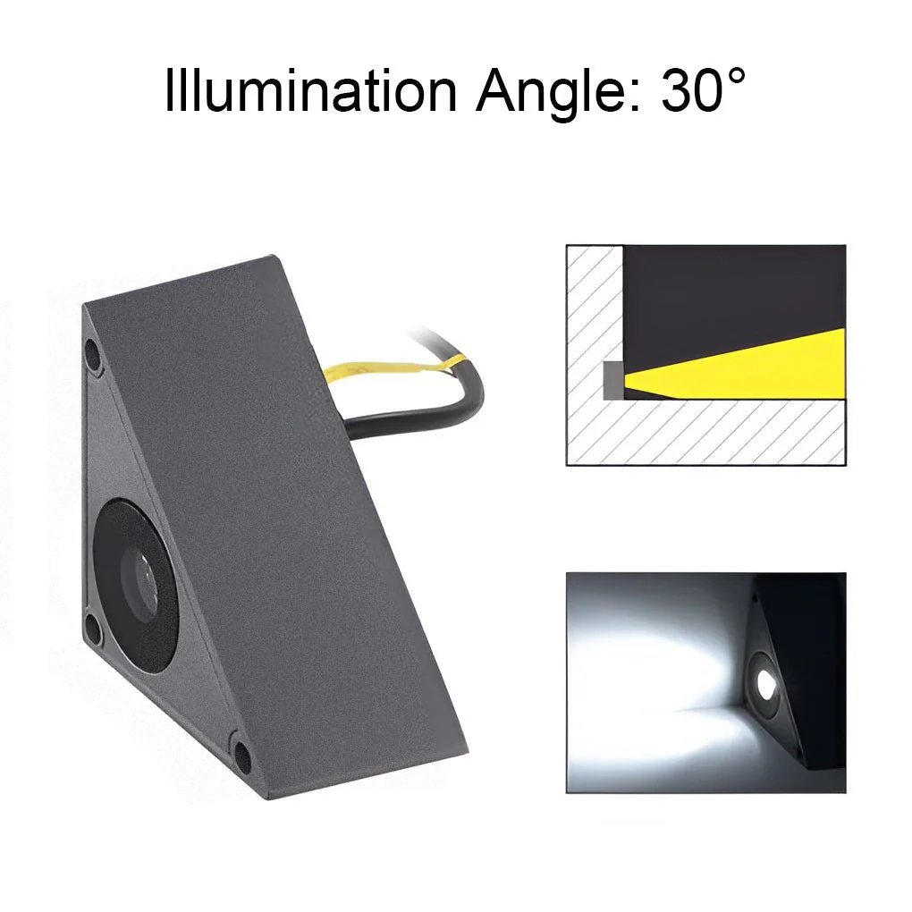 Mrth Triangle Step Stairs Outdoor Wall Lights - Image 3