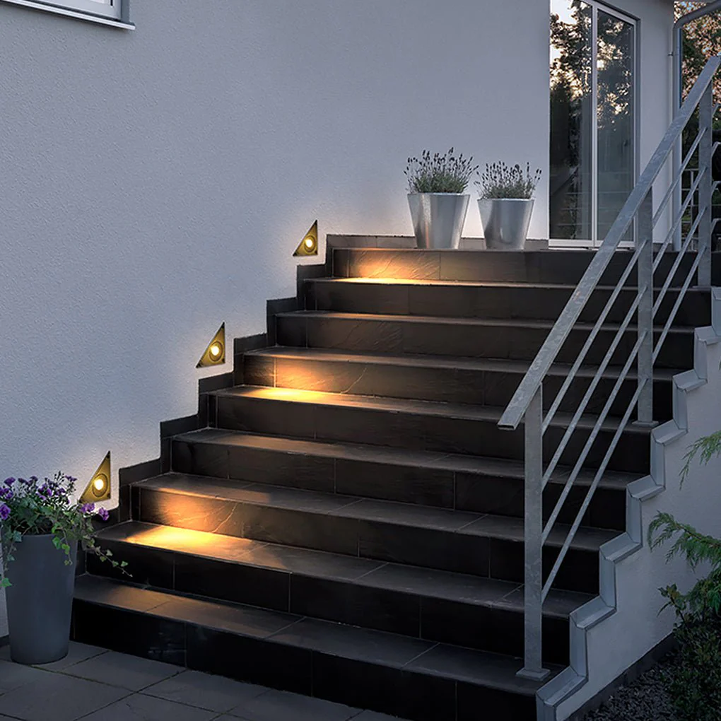 Mrth Triangle Step Stairs Outdoor Wall Lights - Image 9