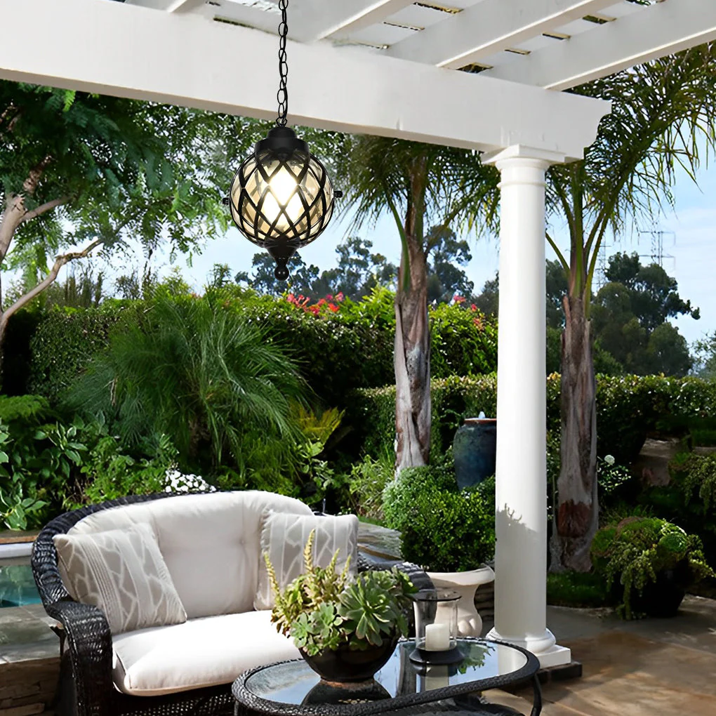 Muiel Tea Globe Classic Outdoor Pendant Lights