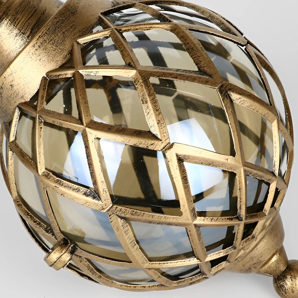 Muiel Tea Globe Classic Outdoor Pendant Lights - Image 5
