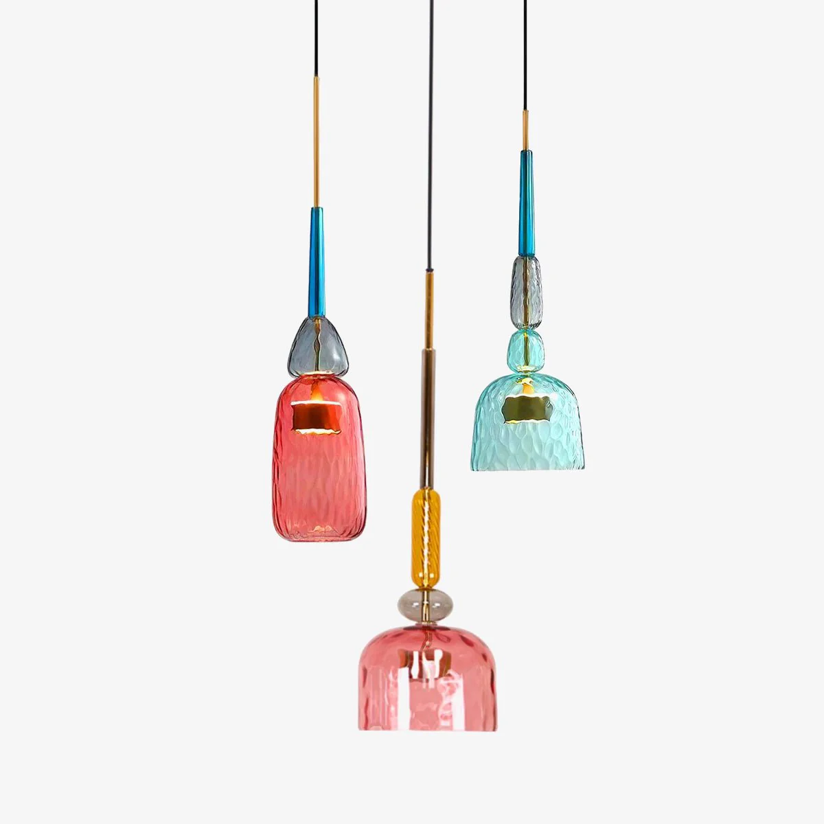 Muse Bohemian Glass Pendant Lamp - Image 50