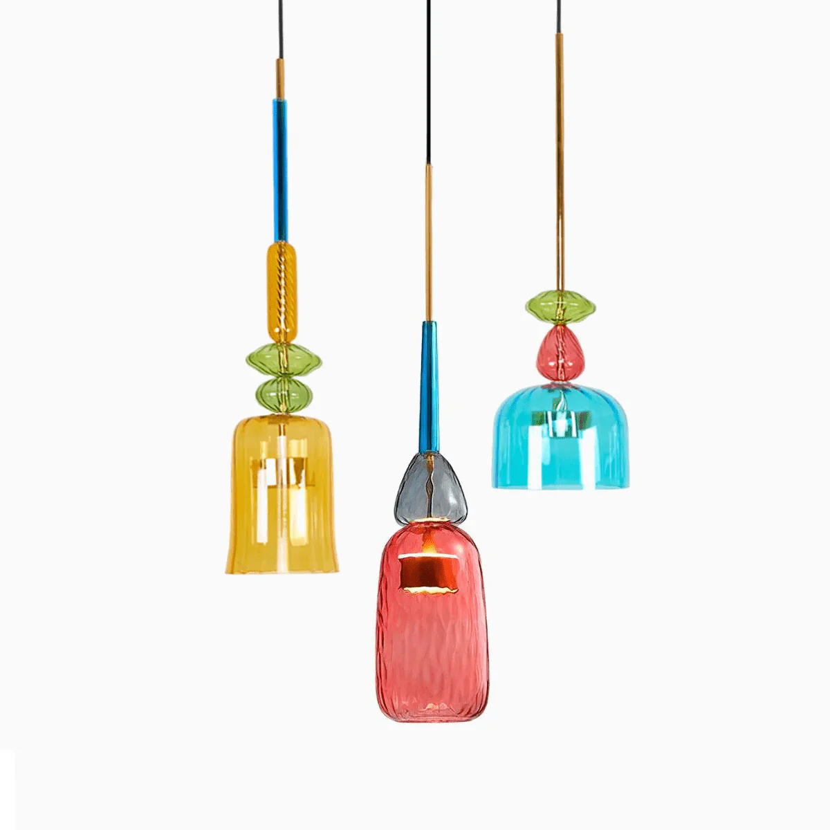 Muse Bohemian Glass Pendant Lamp - Image 60