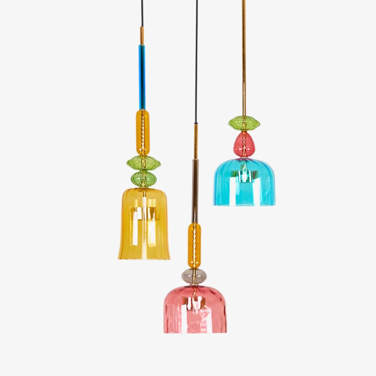 Muse Bohemian Glass Pendant Lamp - Image 61