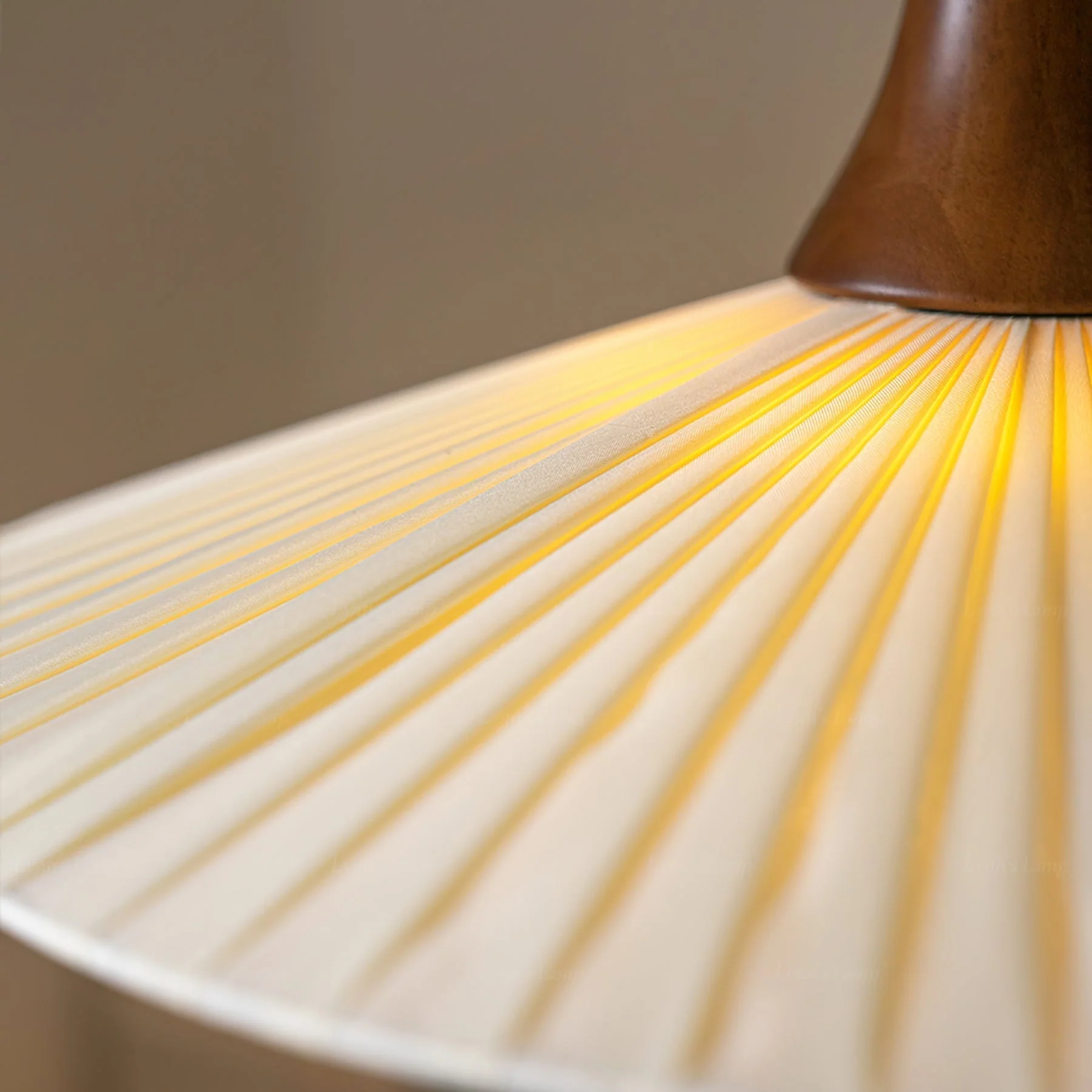 Mydorisra Traditional Classic Fabric Wood Pendant Lamp - Image 21