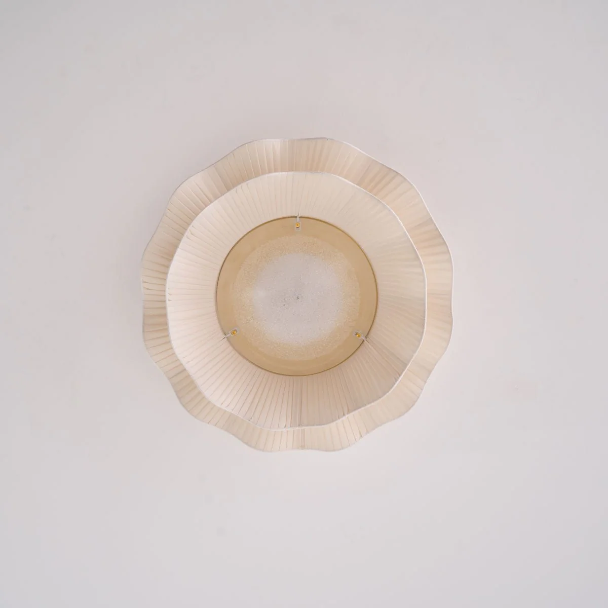 Mylirira Premium Elegance Wave Brass Fabric Ceiling Lamp - Image 29
