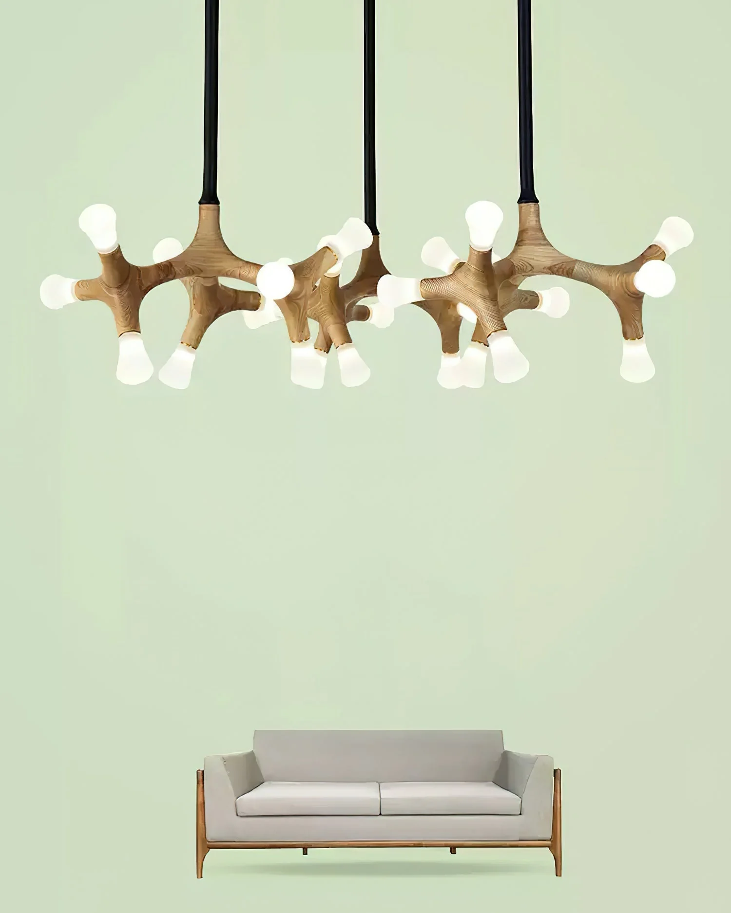 Mynorila Branch-Design Wood Pendant Light - Image 13