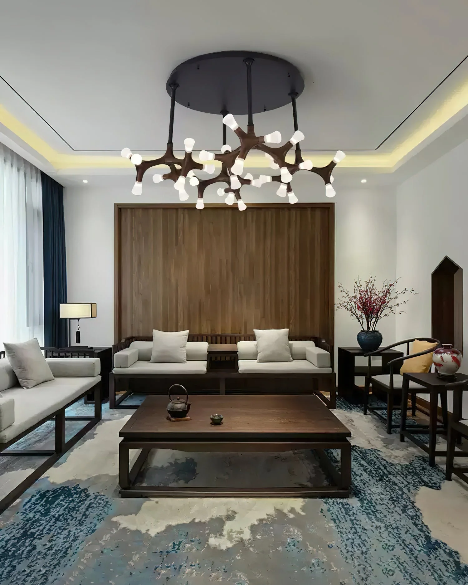 Mynorila Branch-Design Wood Pendant Light - Image 22