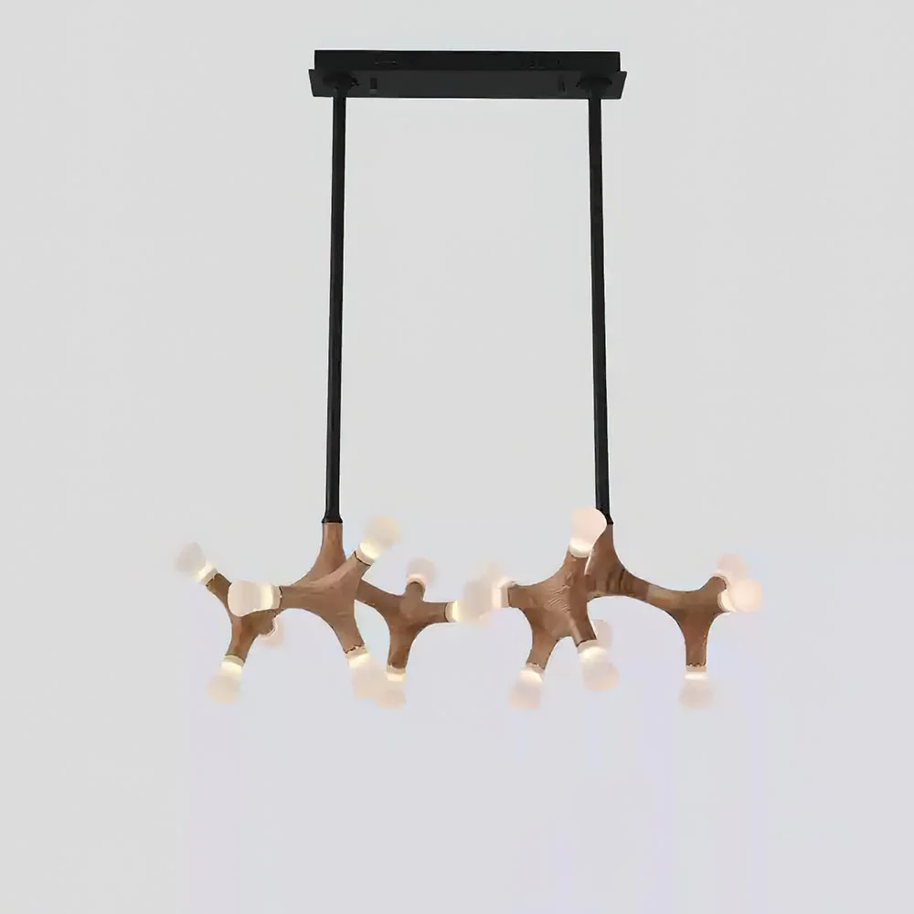 Mynorila Branch-Design Wood Pendant Light - Image 3