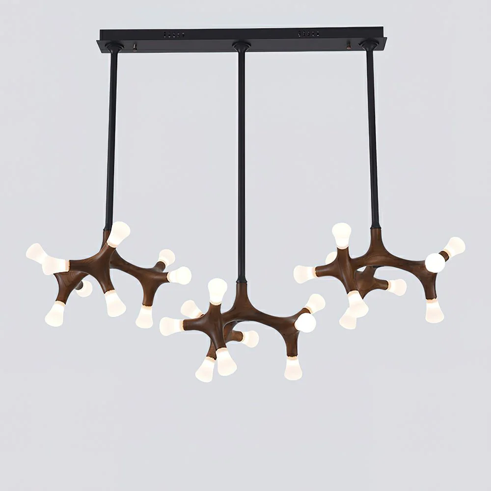 Mynorila Branch-Design Wood Pendant Light - Image 35