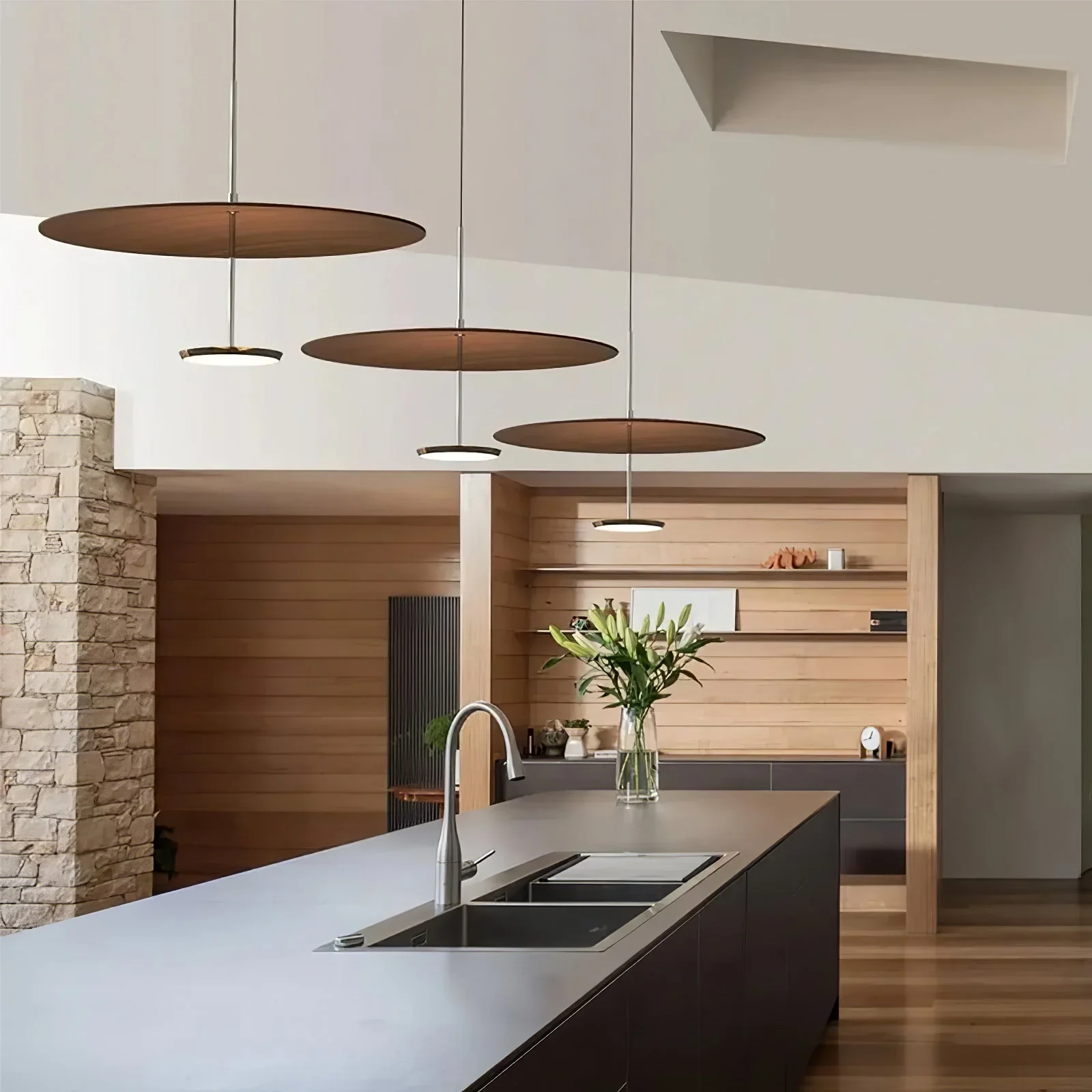 Myphaos Modern Minimalist Disc Pendant Lamp - Image 10