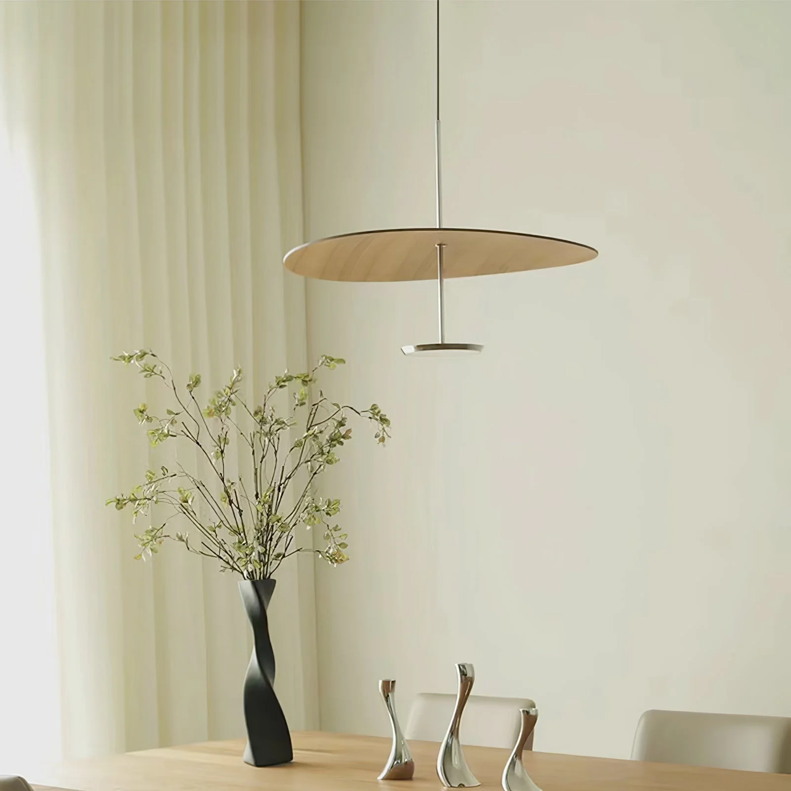 Myphaos Modern Minimalist Disc Pendant Lamp - Image 5