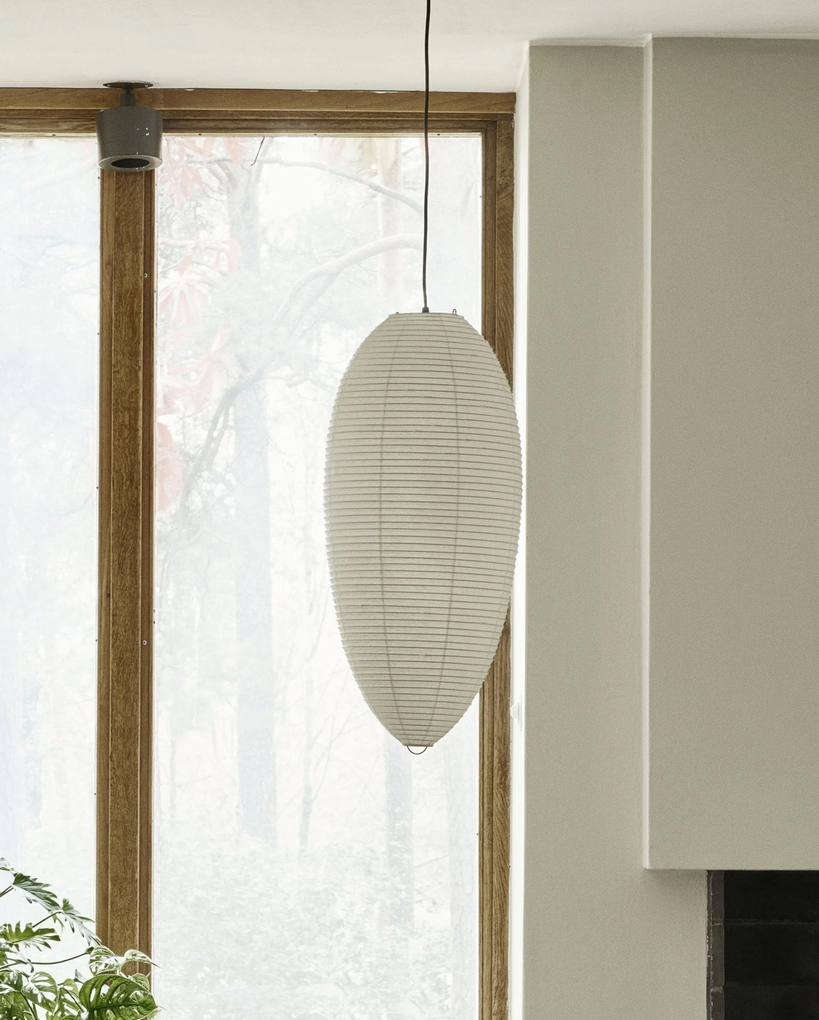 Myraean Modern Minimalist Wabi Chestnut Paper Bamboo Pendant Lamp - Image 24