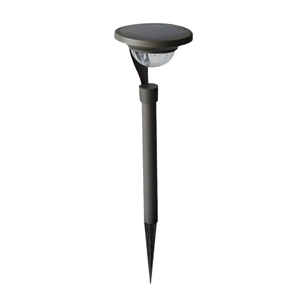 Myrtle Conical Floating Top Solar Steel Outdoor Pathway Lamp - Image 6