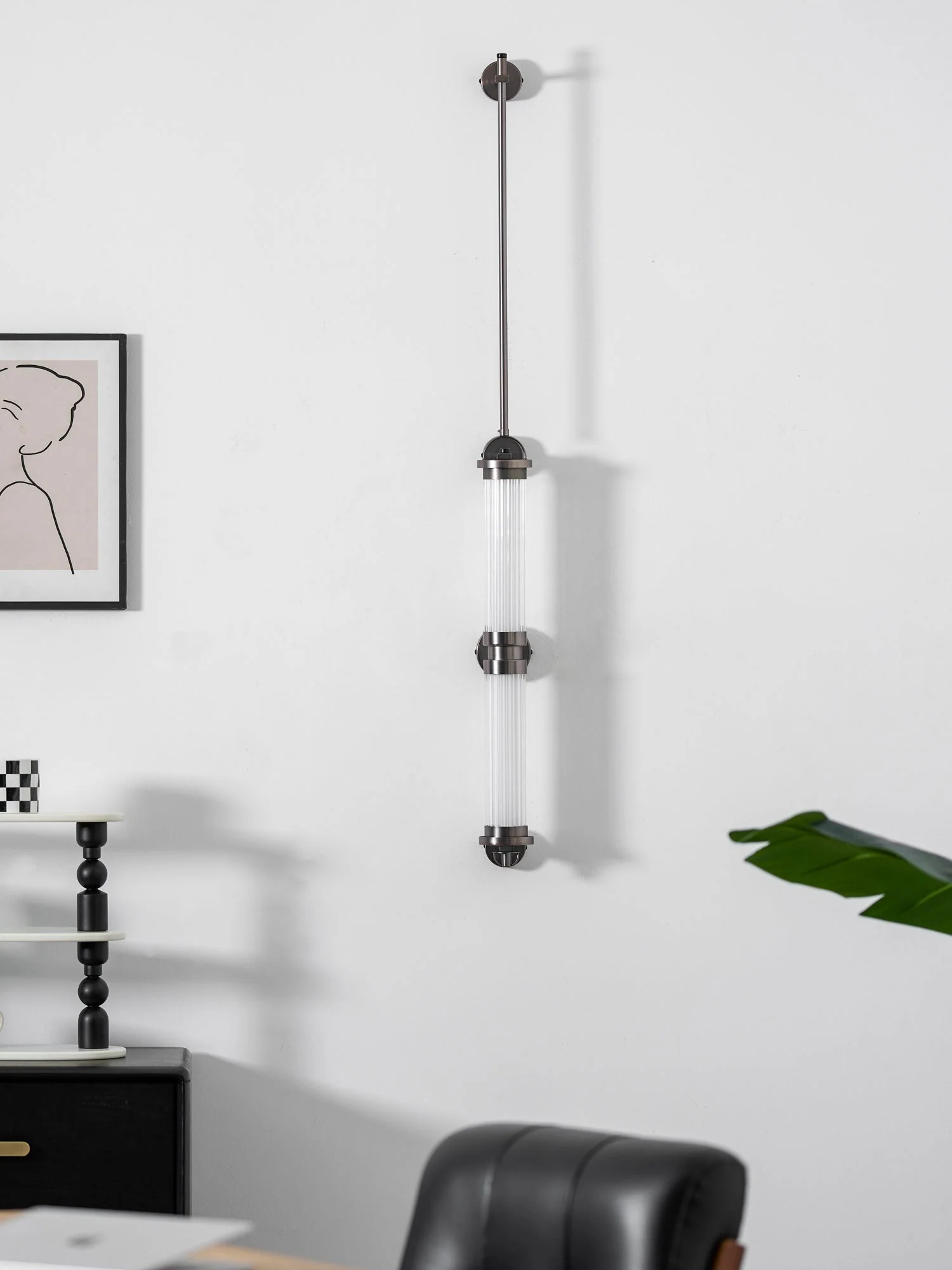 Myrtle Premium Nordic Art Vertical Glass Sconce Wall Lamp - Image 25