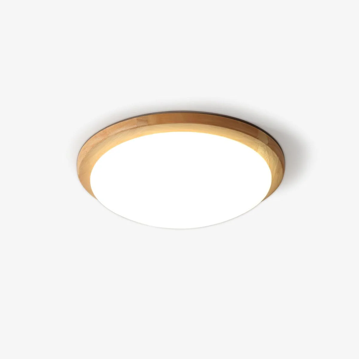 Myshae Modern Minimalist Drum Wood Ceiling Lamp - Image 5