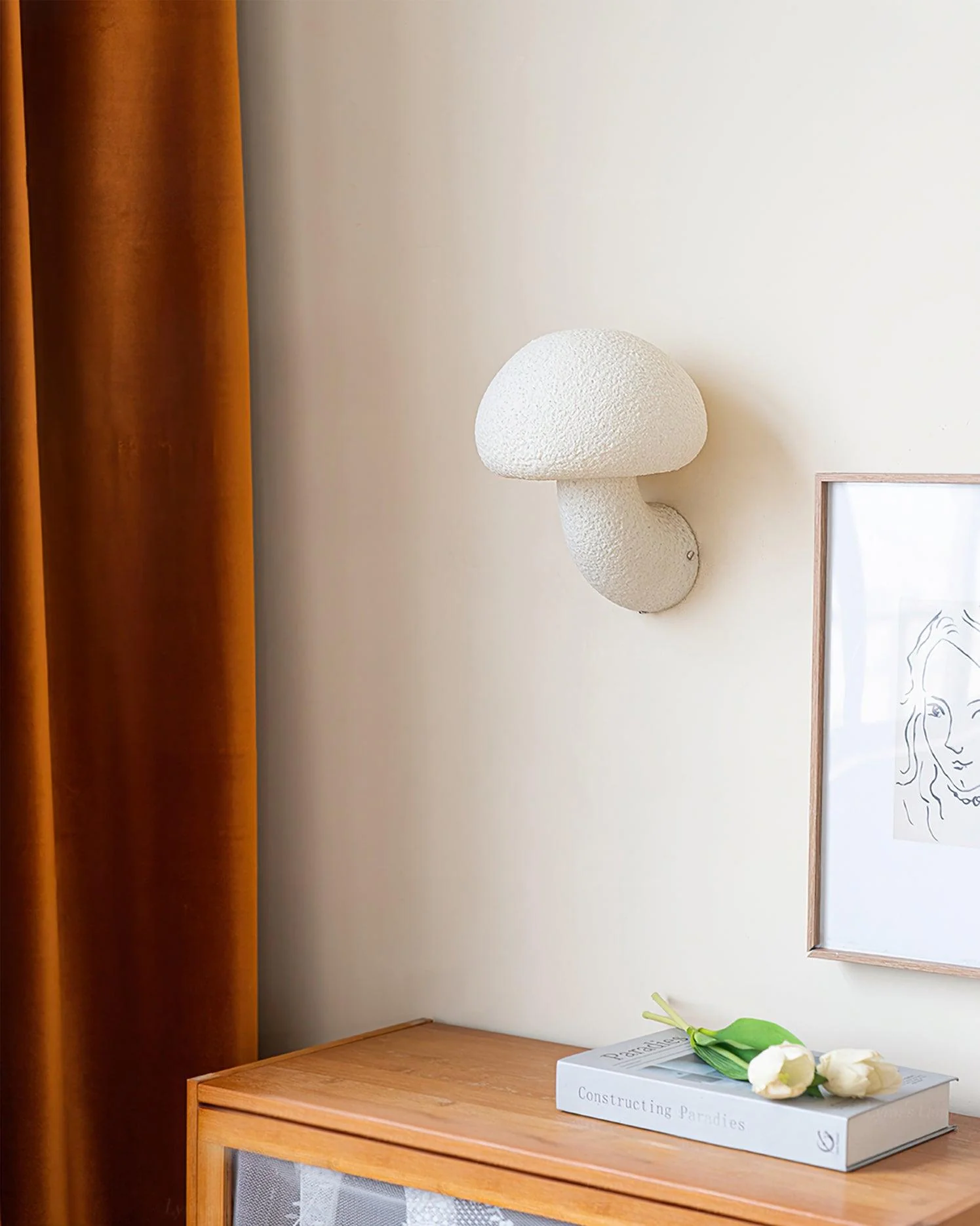 Myvarira Individual Creativity Mushroom Resin Wall Lamp - Image 12