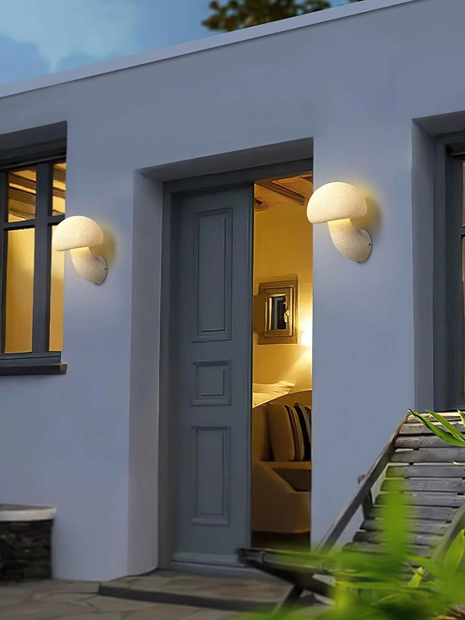 Myvarira Individual Creativity Mushroom Resin Wall Lamp - Image 20