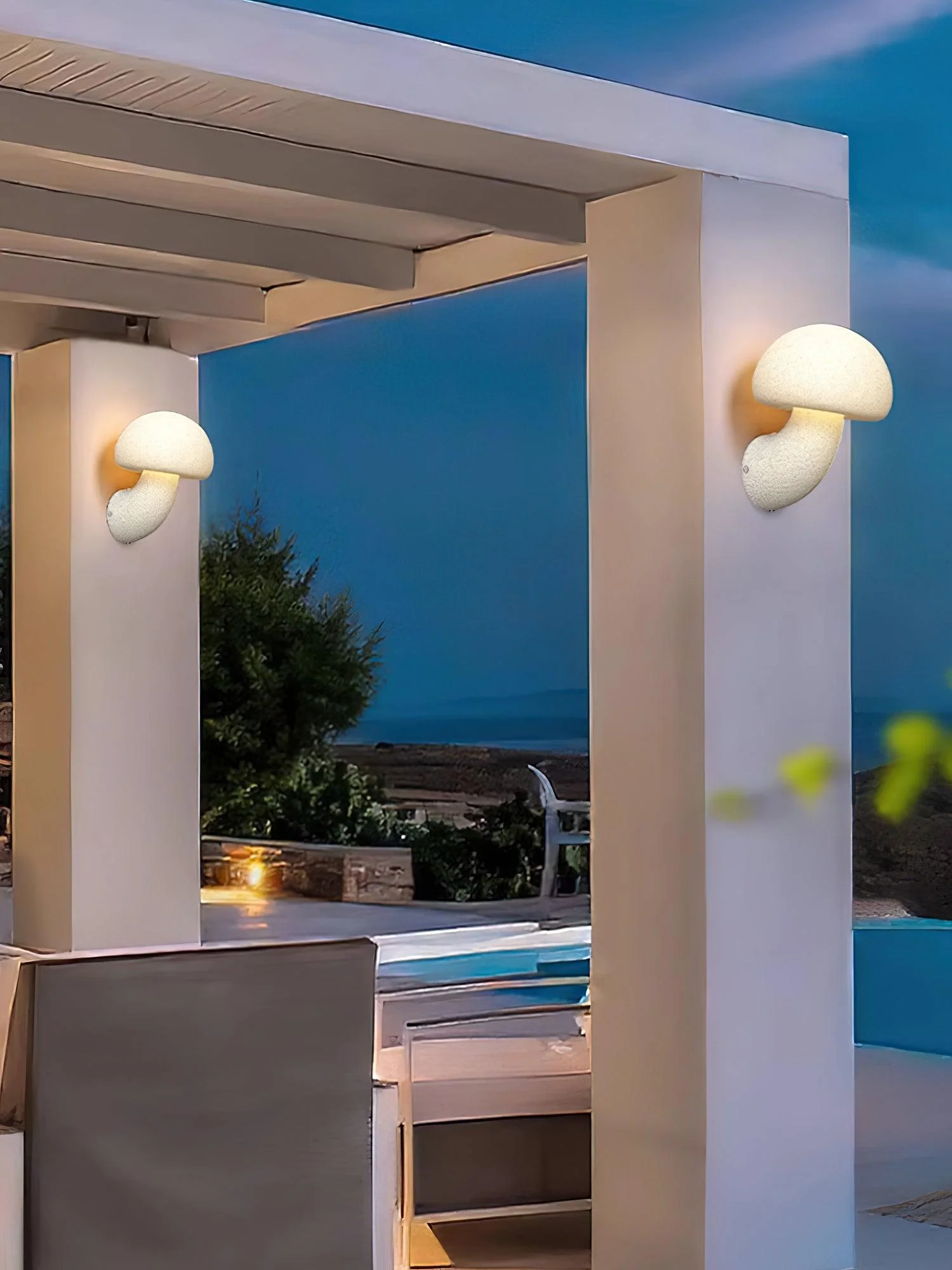 Myvarira Individual Creativity Mushroom Resin Wall Lamp - Image 21