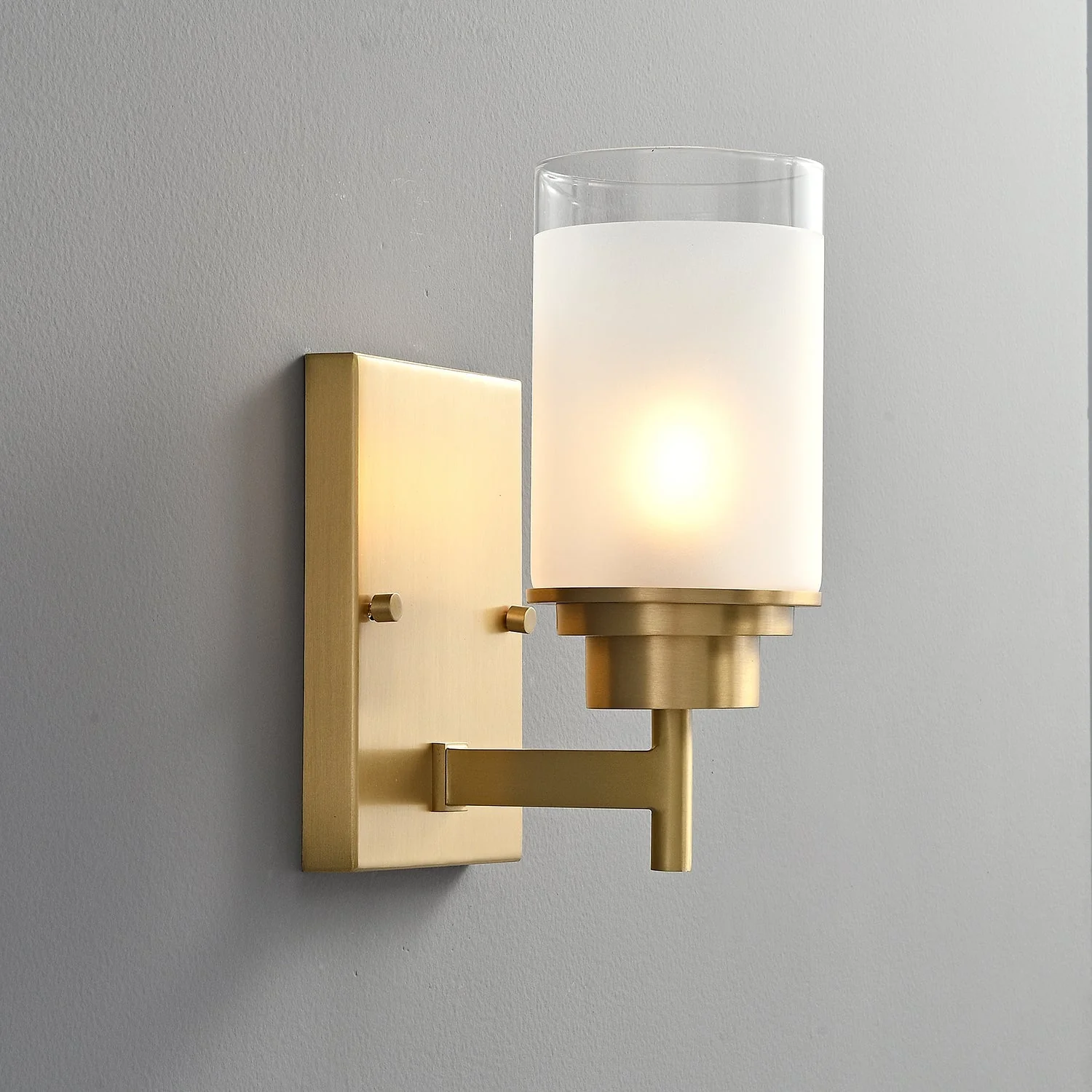 Myvele Elegance Vintage Brass Glass Sconce Wall lamp - Image 8
