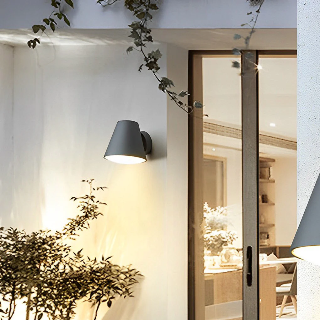 Nacy Cone Shape LED Modern Outdoor Wall Lamp - Image 3