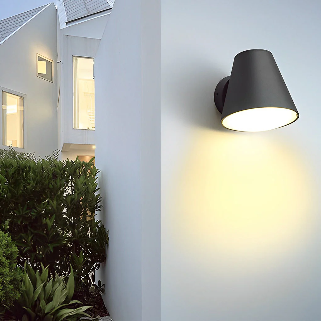 Nacy Cone Shape LED Modern Outdoor Wall Lamp - Image 4