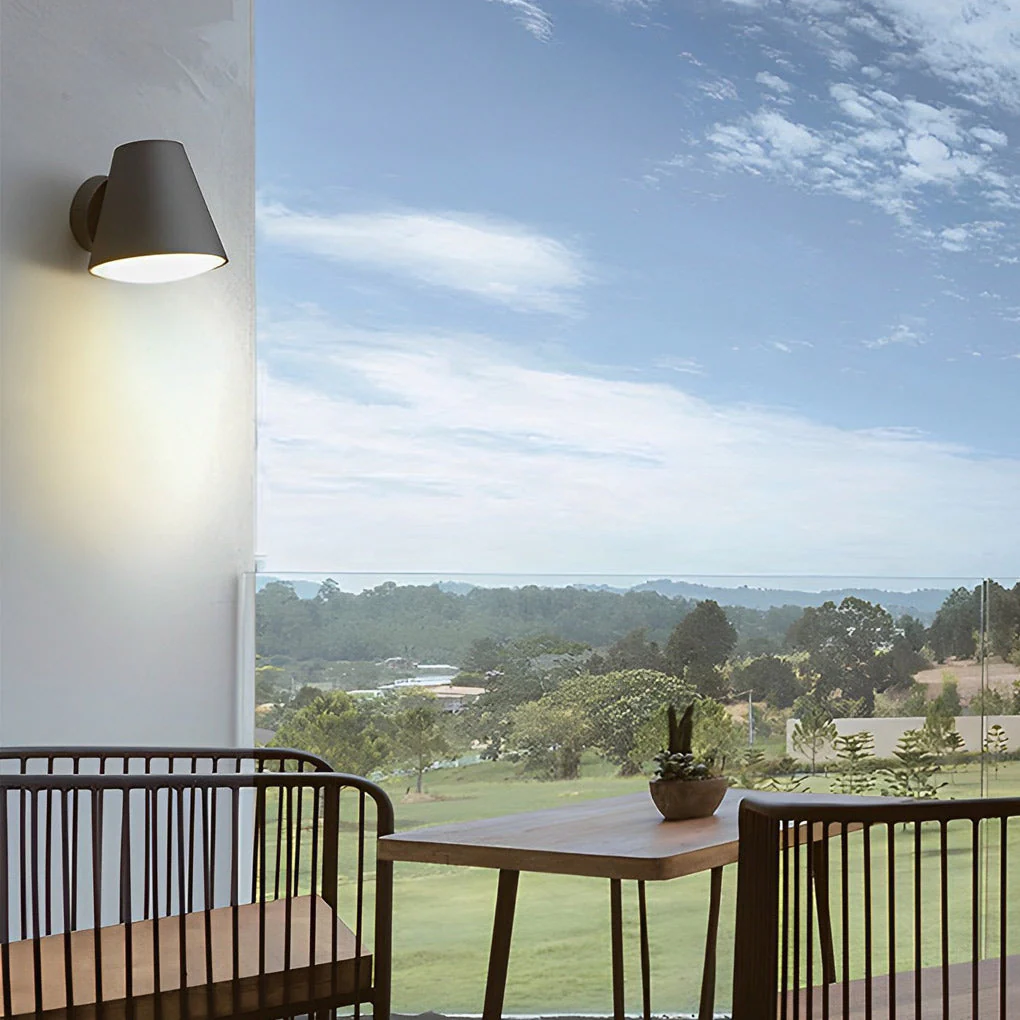Nacy Cone Shape LED Modern Outdoor Wall Lamp - Image 5