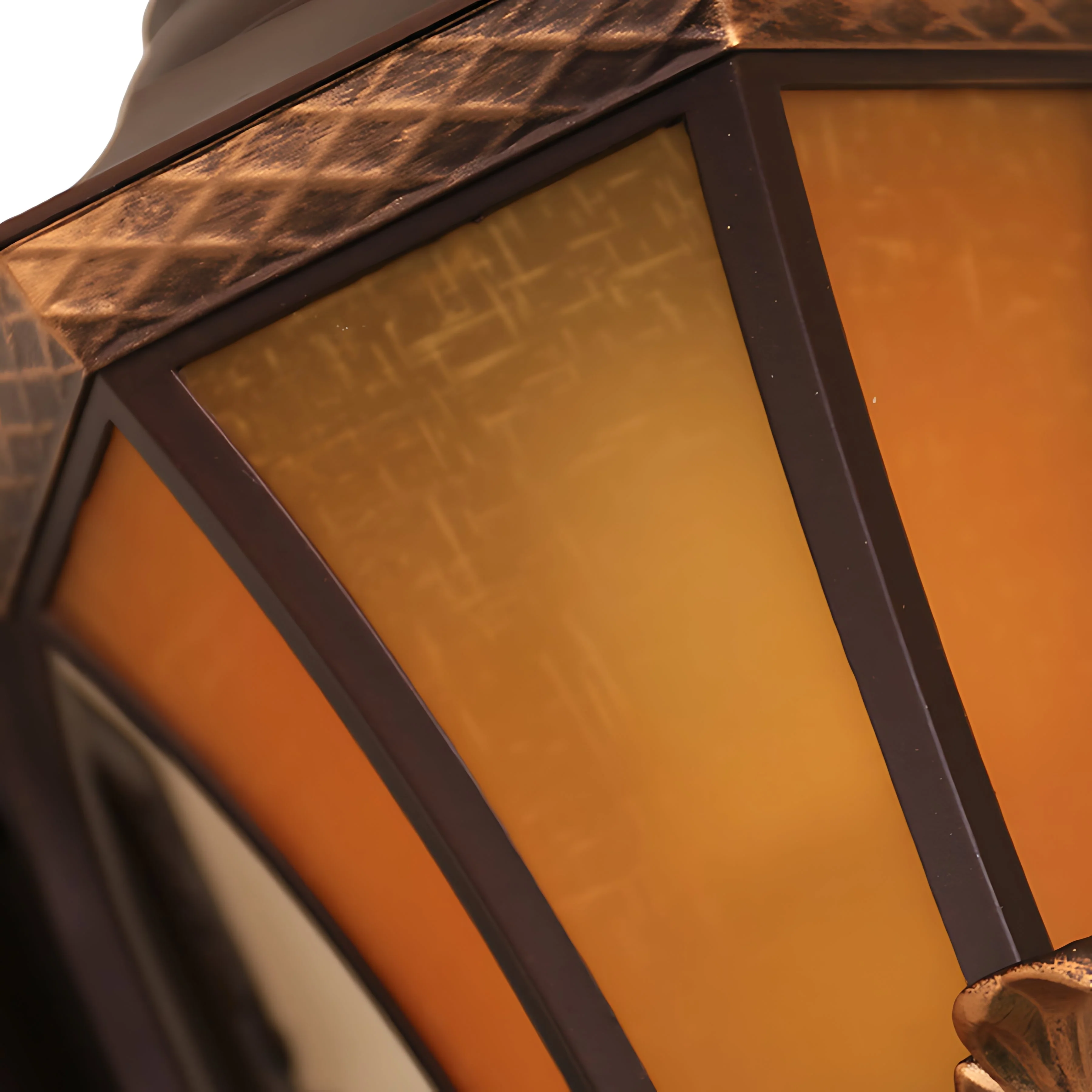 Nadiny European-Style Copper Glass Outdoor Wall Sconce - Image 3