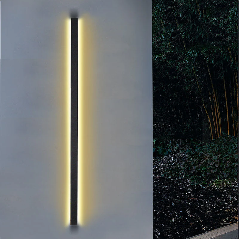 Neal Long LED Linear Modern Outdoor Wall Light - Image 7