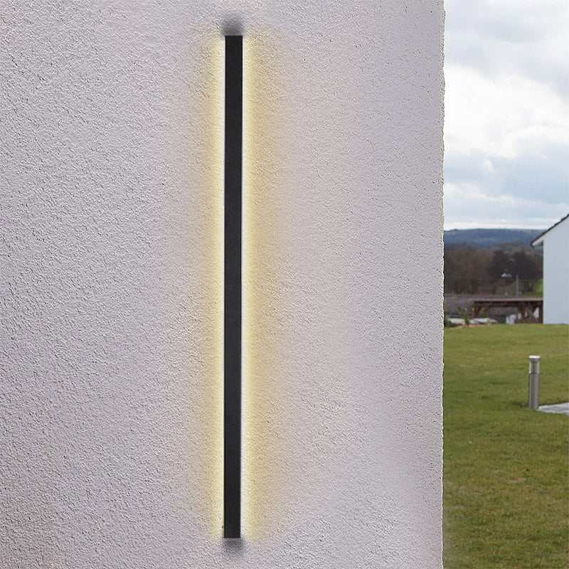 Neal Long LED Linear Modern Outdoor Wall Light - Image 8