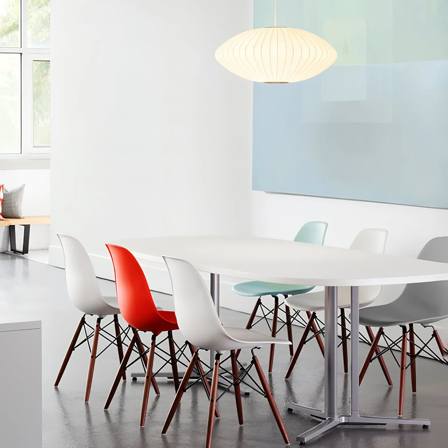 Nebula Bubble Mulberry Silk Pendant Lamp - Image 106