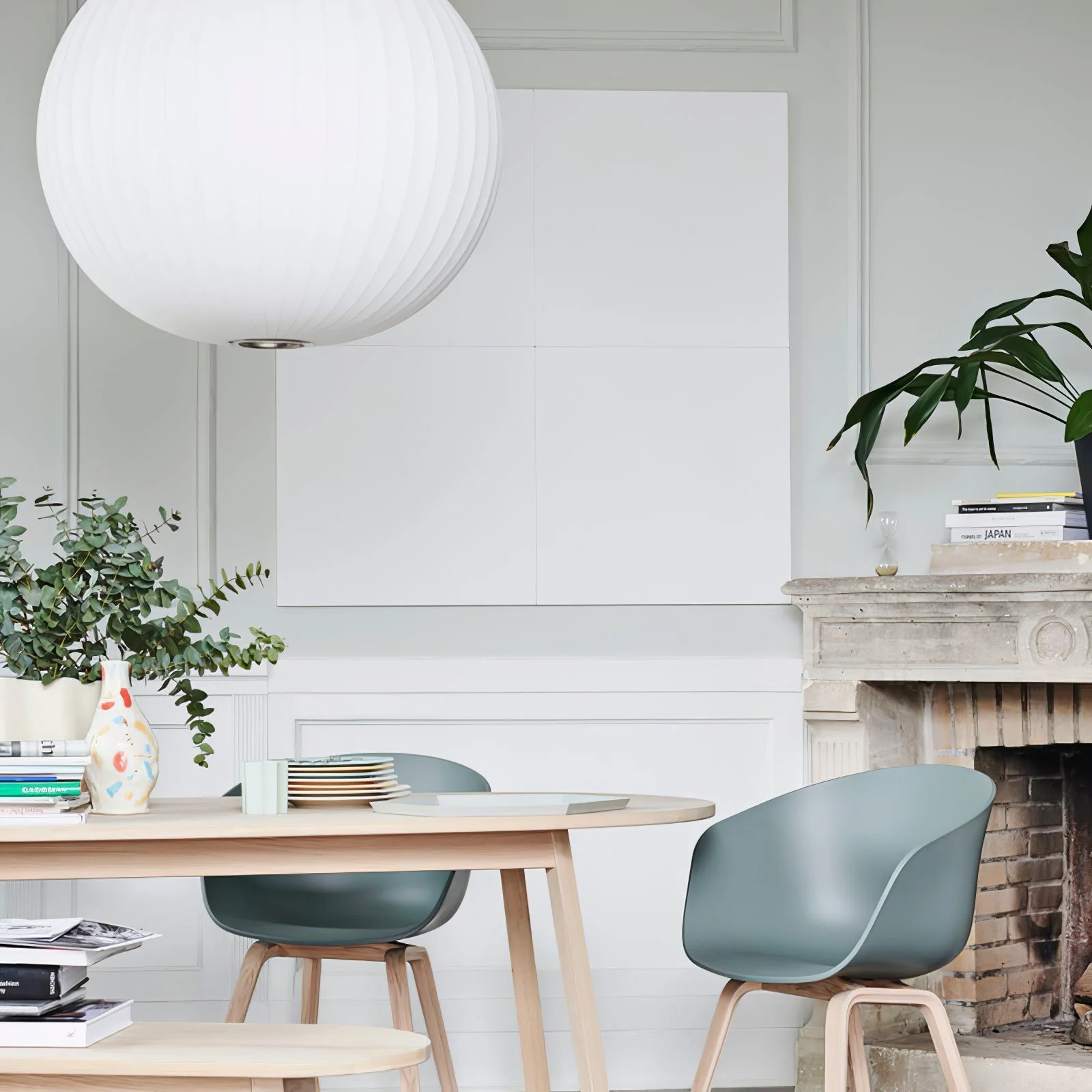 Nebula Bubble Mulberry Silk Pendant Lamp - Image 109