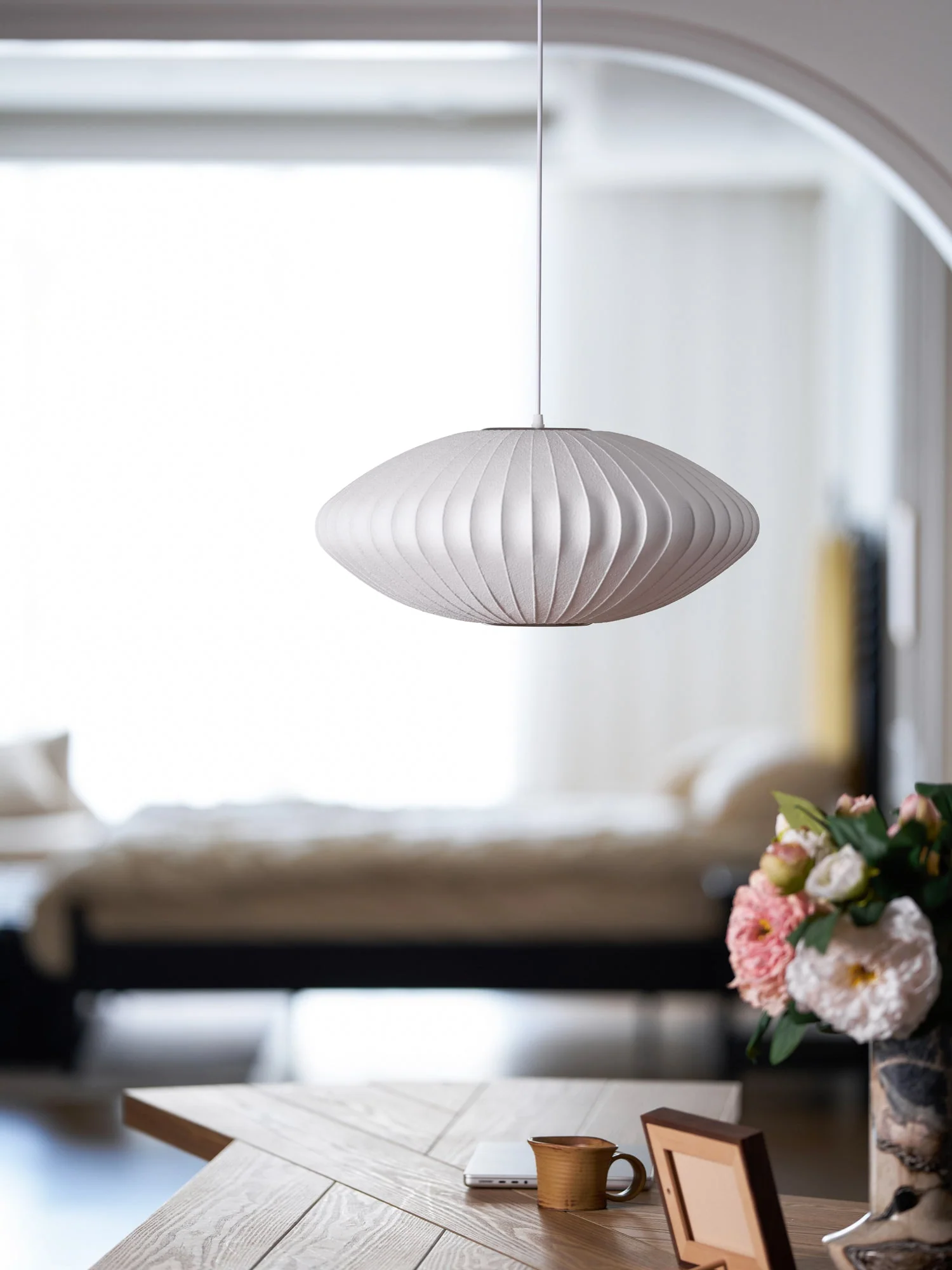 Nebula Bubble Mulberry Silk Pendant Lamp - Image 160